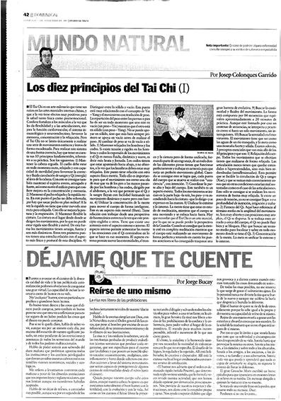 Artículo del Diario de Ibiza sobre sobre el Tai Chi