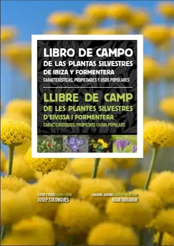 Portada de la guía de campo de las plantas de Ibiza y Formentera del escritor y divulgador Josep Colonques
